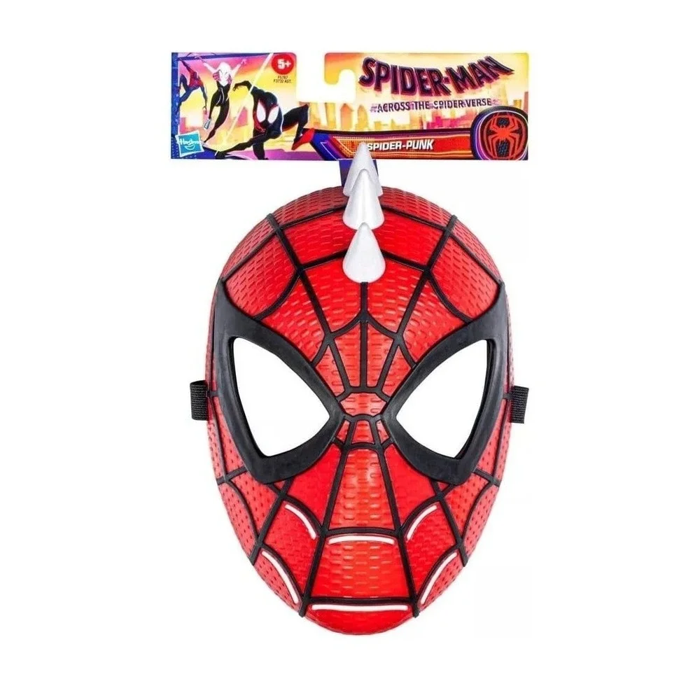 Marvel Spider-Man Across The Spider-Verse Spider-Punk Mask for Kids Ages 5 & Up
